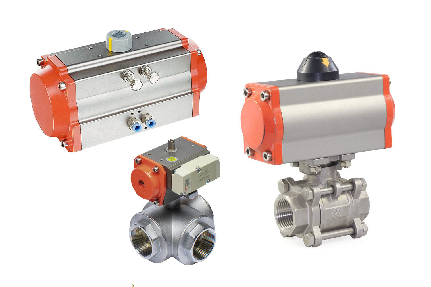 Actuator actionat pneumatic - actuator actionat electric